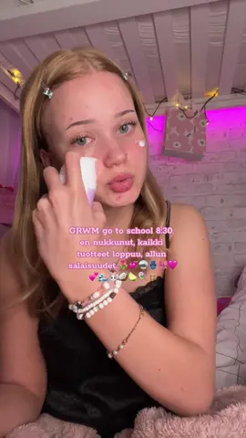 Aamu raikas iloinenn!🩷💞💕💘💝#grwmsuomi #school #makeup #skincare #allu #newthings #sinullesivu #loveyouall #fypシ #foryou #🧿  