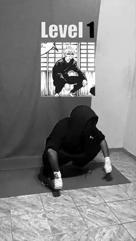 Gojo Satoru Training Levels 1-7 #gojousatoru #gojo #stretching #stretches #workoutmotivation #anime #gymmotivation #gym #workout #calisthenics #animetraining 