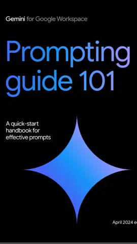 Google have just released a guide to 💡Gen AI prompting for Business Users based on what they have learned that is well worth a read. Their framework includes a simple checklist for what a successful prompt should contain including a 🔗 Persona, 🔗 Task, 🔗 Content and 🔗 Format while emphasizing that prompts do not always need to contain all of these elements. Surprisingly they noted that a successful prompt length was 21 words, longer than the typical 8-9 word prompt they have observed from most users of Gemini. The full guide is available as a pdf here:   https://inthecloud.withgoogle.com/gemini-for-google-workspace-prompt-guide/dl-cd.html #PromptEngineering  #GoogleGemini #GenAI #GenAIPrompting  #GoogleCloud  #GenerativeAI #aiforbusiness
