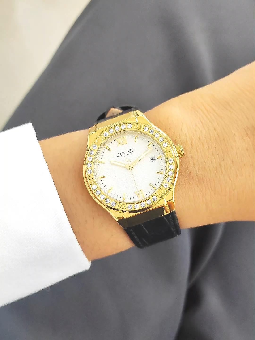 #นาฬิกาjulius ไอเทมสายหนังสุดหรู JA-1395 #นาฬิกาข้อมือผู้หญิง #กดที่ตะกร้าคลิปนี้เลย