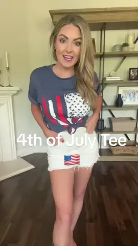 Very comfy and good quality! If youre in need of 4th if July Appareal, this one is a great option! #4thofjuly #americanflagshirt #redwhiteandblue #fourthofjuly #fourthofjulyoutfits #4thofjulyoutfit #patriotic #bbq #summeroutfit #patrioticshirt  