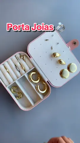 #AcheiNaShopee o porta joias rosa mais princesinha que vai passar na sua #fy 💕✨ amamos! manda pra sua bestie! 🥰 