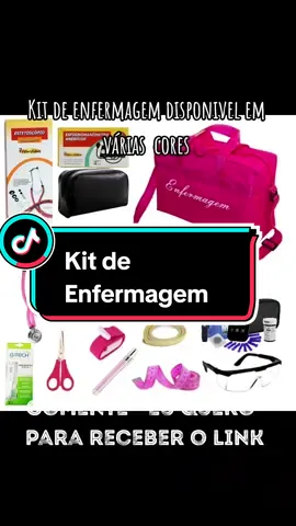Kit de Enfermagem Rosa Premium com Glicossímetro Mais Vendido com 3% de desconto! Somente R$295,25 - R$317,15.  #enfermagem #estagioenfermagem   #acheinashopee 