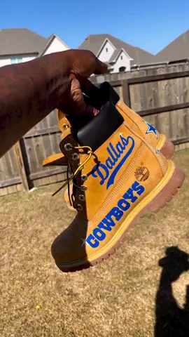 Custom Cowboys Timberland boots “Just know, You ain’t stepping if Slugga didn’t laced it”  #Blu #CustomAF1s #SneakerCustomization    #AirForceOneArt #KicksOnFire #SneakerHead #CustomKicks #AF1Custom #ShoeGameStrong #CustomSneakers #SoleArt #FreshKicks #Nola #Nolakicks #KickGameProper #AirForceOneCustom #CustomShoeArt #SneakerCustoms #KicksOfTheDay #CustomAF1Design #ShoeArtistry #SneakerCulture #SneakerFreaker #explorepage✨ 