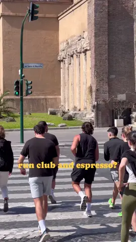 Run and then espresso ? ☕️ #run #runclub #Running #hybridathlete 