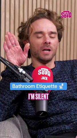 You never use the middle cubicle, right?! 🚽  Hear more from Colson, Jack and Ben by following On The Sofa on your podcast provider!  #Bathroom #etiquette #rules #funny 