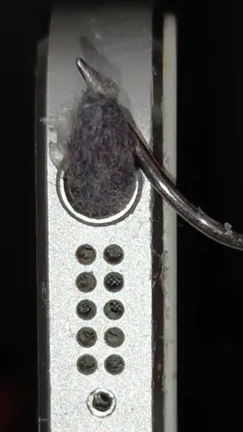 Cleaning iPhone charging Port with hot glue don't try this at home ❌ 