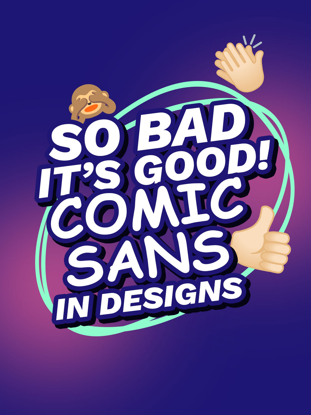 Turns out, Comic Sans can be a powerful design tool, too! #design #graphicdesign #branding #typography #fonts #creativity #marketing #advertising #comicsans #comicsansrevolution #fontlove #fontdesign #controversialdesign