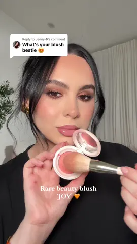 Replying to @Jenny ☻ @Rare Beauty Joy✨🧡 #fyp #blush #makeup 