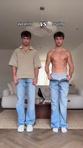 WEARING or STYLING? 😱 Which outfit do you like the most? ✨ #stylinghacks #mensstyle #style 