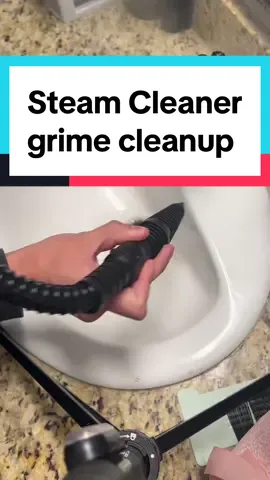 This steam cleaner makes cleaning the cracks crazy easy #steamclean #bathroommakeover #kitchencleaning #cardetailing 