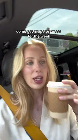 what do we want to see!! Got it for the week 🚘 #carreviewer #polestar #v60polestar #notacargirl 