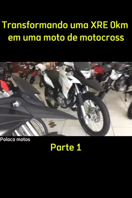 XRE 300 de cross😎🚀#motocross #moto #offroad #trilha #xre300 #polacomotos 
