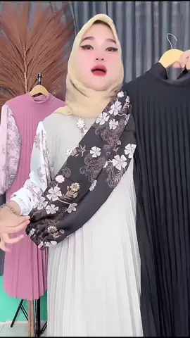 Rayya Long Dress Plisket Premi#trending #dresskekinian #terbaru2024 