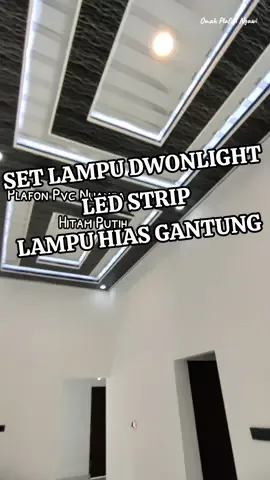Paduan Lampu Led Strip dengan plafon PVC 🔥🔥🔥 #shopmaster #plafonpvc #lampuhias 