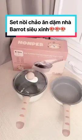 Bộ nồi chảo ăn dặm nhà Honper đã cập bến. Mẹ nào yêu cái đẹp thì bấm giỏ hàng rinhhhhh ngay nhaaa #bonoichaoandam #honper#honoandam #andamcungbe #zimbababy 