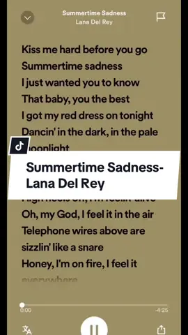 Summertime Sadness #lanadelrey#summertimesadness#lyrics#music#musicusuk#c_music_usuk_lycrics#xuhuong#fyp  