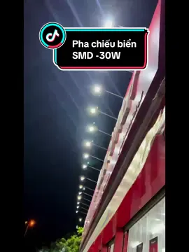 pha chiếu biểm quảng cáo, sân vườn, kho bãi, công trình xây dựng SMD 30W#đènpha #đènphaled #xuhuong #bongdenled #đènled 