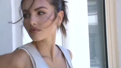 Getting, ready with @Thylane for @Miu Miu @Andreea Ali 