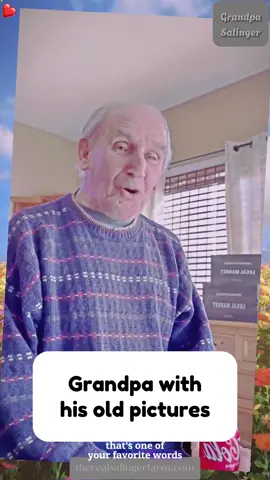 Grandpa’s moment with his old pictures 😋 #grandpa #family #dementia #caregiver #foryou #fatherandson #grandfather 