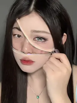 “出门前一定记得把拉链拉好啊” #makeup #transformation