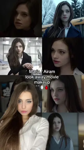 Maria / Airam look away movie makeup 🖤🪞🩸 products:  • concealer from @KIKO Milano  • eye pencil and mascara from @Maybelline NY  • white eye pencil from @essence cosmetics  . . . . . . . . . . . . . . . . #makeup #makeuptutorial #makeuplook #smokey #lookaway #lookawaymovie #mariaairam #indiaaisley #tutorial #movie 