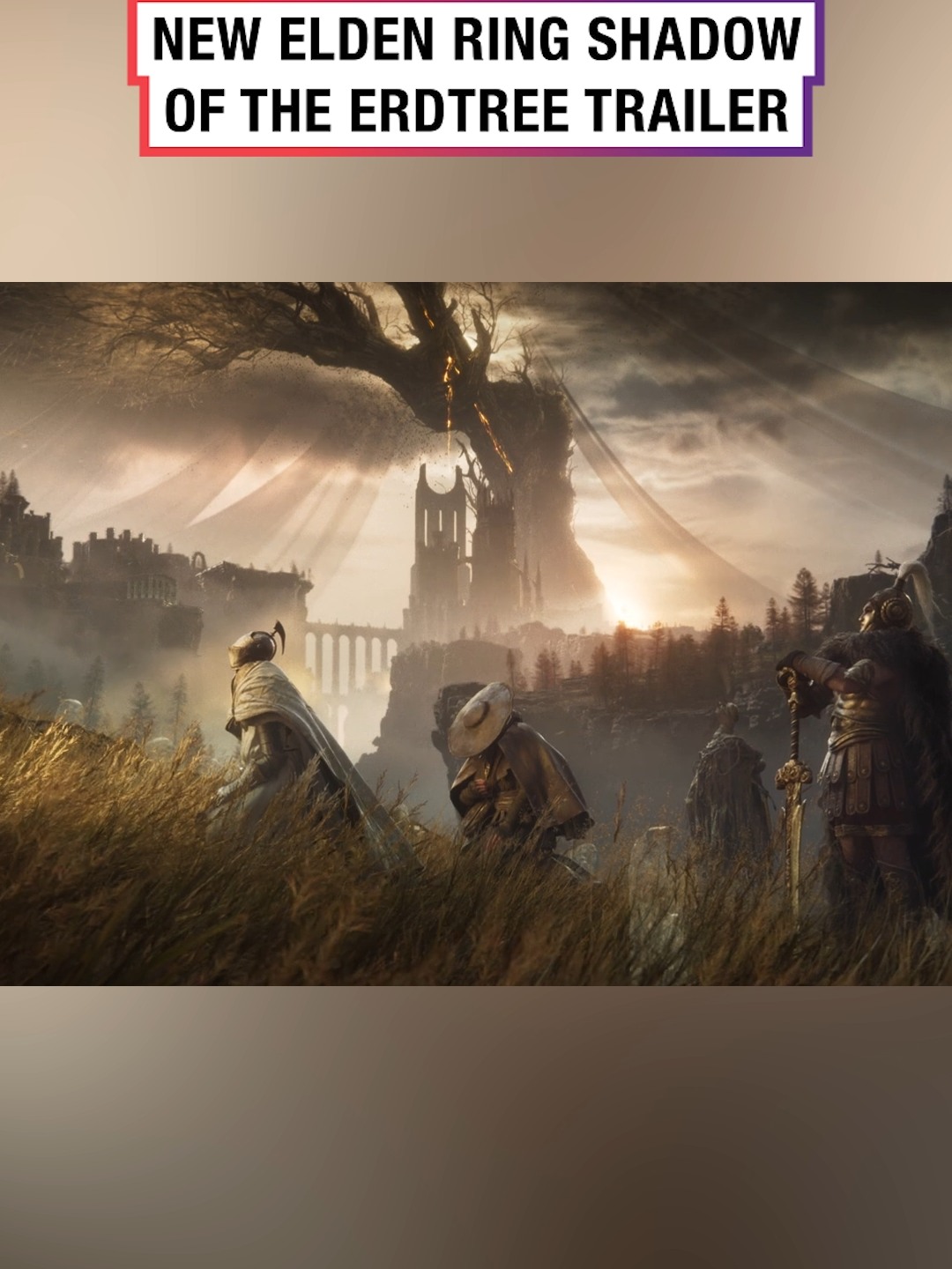 Elden Ring Shadow of the Erdtree story trailer is as confusing but epic as ever 🔥⚔️ #eldenring #gaming #fromsoftware