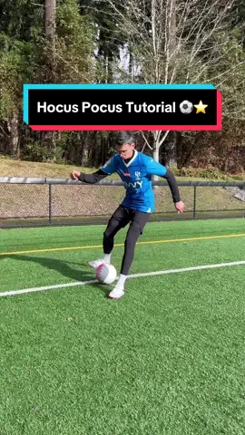 Hocus Pocus Tutorial ⚽️⭐️ #foryoupage #fyp #Soccer #football #futbol #footballtiktok #tutorial #viral 