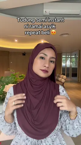 Darling Semi-Instant now available ✨ #semiinstant #tudungsarung #tudunginstant #instanthijab #naelofar #naelofarhijab 