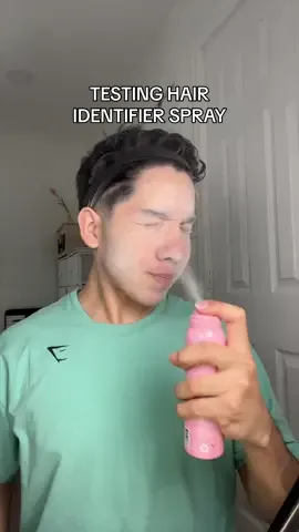 Testing the viral hair identifier spray by @SKNBODY #hairidentifier #dermaplaning #skincare #makeup #hairremoval 