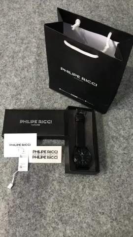 Jam tangan hitam#jamtanganpria #philipericci #fyp 