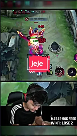 tutorial 1 vs 5 dari jeje😎 btw skin nya bagus bet👊🔥 #mlbbrankparty #mobilelegends #mobilelegends_id #jejeadriel #fypシ゚ 