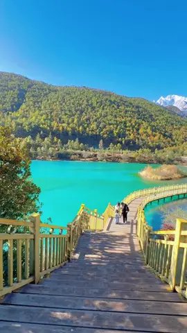 Lam Nguyệt Cốc - một trong những địa điểm được nhiều du khách check in khi tới Lệ Giang #trungquoc #dulichtrungquoc #khamphatrungquoc #reviewtrungquoc #legiang #shangrila #lamnguyetcoc #lamnguyetcoc_nuituyetngoclong_legiang 