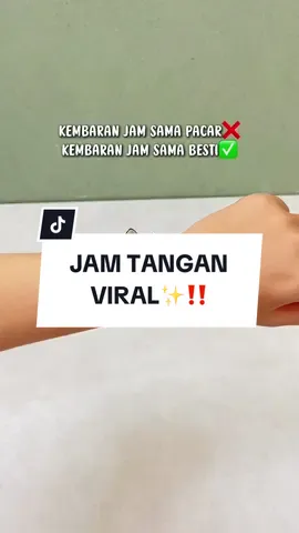 Yang pengen kembaran jam sama bestinya bisa nih cek out jhw 30 by jims honey🤩 dijamin gak bakalan nyesel -am- #jimshoney #jamtangan #jamtanganwanita #jimshoneyofficial #WIBGAJIAN 