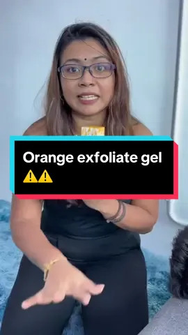 GMEELAN ORANGE EXFOLIATE GEL ⚠️⚠️highly recommended ✅malanirajahofficial #fyp #viral #tiktokcreator #topcreator #ads #gmeelan #gmeelanorangeexfoliating 