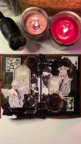 Black & white & gold theme 🖤🖤🖤  It turned out a little bit not what I wanted, and I'm not quite happy with the result 🫣 #scrapbook #journal #scrapbooking #journaling #scrapbookingideas #journalwithme #stickers #collage #blackandwhite #gold 