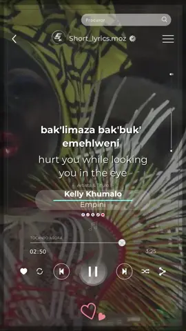 Kelly khumalo - Empini translation lyric