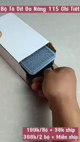 SALE Bộ TuaVit 115 Chi Tiết Cao Cấp.Món đồ mà gia đình nào cũng nên có trong nhà Cao Cấp - Siêu Bền - Nhỏ Gọn - Tiện Dụng Sửa Chữa Đồ Điện Chỉ 1 Nốt N