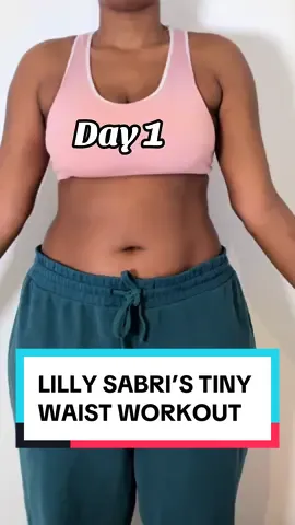 New Workout Challenge  Lilly Sabri’s tiny waist workout  Day 1! This workout had me feeling every part of my core! I love it so much! Never sleeping on Lilly Sabri again! 😅❤️ #lillysabriworkout #lillysabri #tinywaistworkout #waistworkout #corestrength #coreworkout #homeworkout #snatchwaist #stomach #stomachexercise #fitt #FitTok #Fitness #gymgirlsoftiktok #fitnessgirl #flatstomackworkouts #plankvariation #planks #plankchallenge 