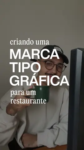 Criando uma marca tipografica para um restaurante  #design #logo #logotipo #logodesign #marca #brand #designdemarca #fy #designgrafico #ilustracao #foryou
