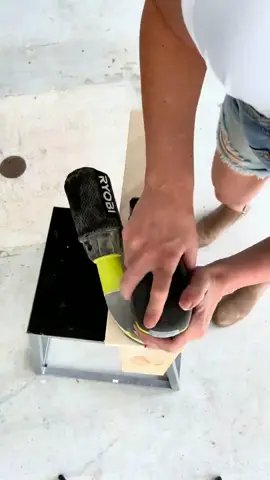 Erin elevates her drawers into a masterpiece creating a stunning herringbone detail using her RYOBI products. Follow along for step-by-step instructions and save for later inspiration! #ryobiaustralia #upcycledfurniture #upcycle #herringbonepattern #crafts