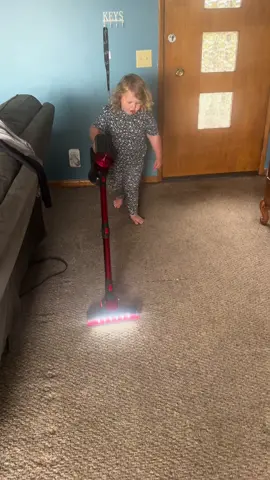 My little helper 😂 #foryoupage #foryou #baby #cleaning #funny #babiesoftiktok #babies #cute #aria_eats 