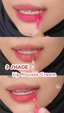 3 shade lip mousse cream💓 cantik-cantik yak besst! favorit mimin yang sweet brown warnaya caxep banget😍 warna lain juga ga kalah cakeupp🤭 #produksr12 #sr12herbalskincare #produkbestseller #lipmousecreamsr12 #bibirsehat 