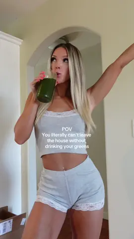 The best part of my morning routine😩🌱 @ehplabs code TAYLERFIT to save! #healthyliving #FitTok #greens #fitnessroutine #morningroutine #fyp  