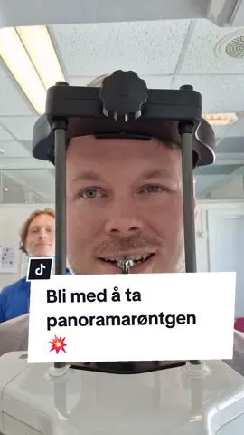 Bli med å ta panoramarøntgen! 💥 #tannlege #opg #røntgen #foryou 