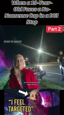 When a 19-Year-Old Faces a No-Nonsense Cop in a DUI Stop #cops #copsoftiktok #police #policeofficer #arrested #jail #dui #drink #girl #lawenforcement #viral #usa #flypシ 