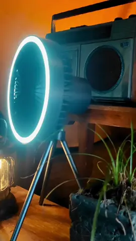 10000mAh Camping Fan Rechargeable Desktop Portable Circulator Wireless Ceiling Electric Fan with Power Bank LED Lighting#campingfan #fan 