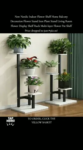 #flowerstand #indoorflowerstand #homedecoration #ironplantstand #displayrackshelf #flowerpotstand #fyp #foryourpage #TikTokShop 