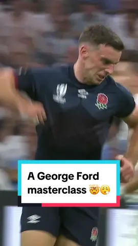 we won’t be forgetting george ford’s masterclass against argentina in #rwc2023 anytime soon! 🤯😮‍💨 #rugby #england #georgeford #sports #sportstiktok #rwc 