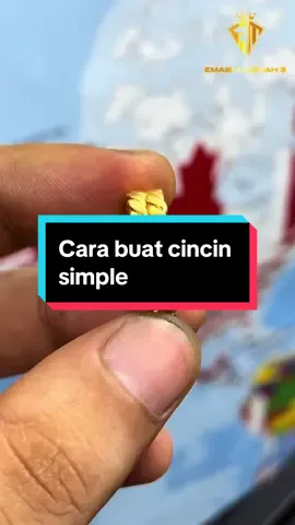 Nama apa design cincin ni😃 #tutorial #goldsmith #handmade #craft #art #gold #emas916 #emasmadinahtanahmerah 